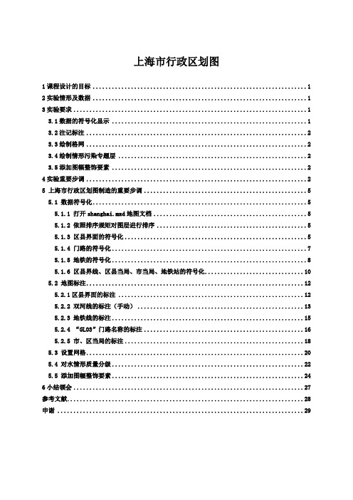 上海市行政区划图