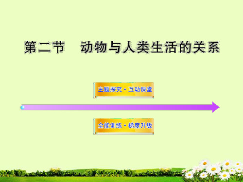 八年级生物上册 第五单元 第三章 第二节 动物与人类生活的关系课件 新人教版