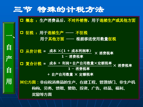 第三章消费税会计有答案副本-PPT课件