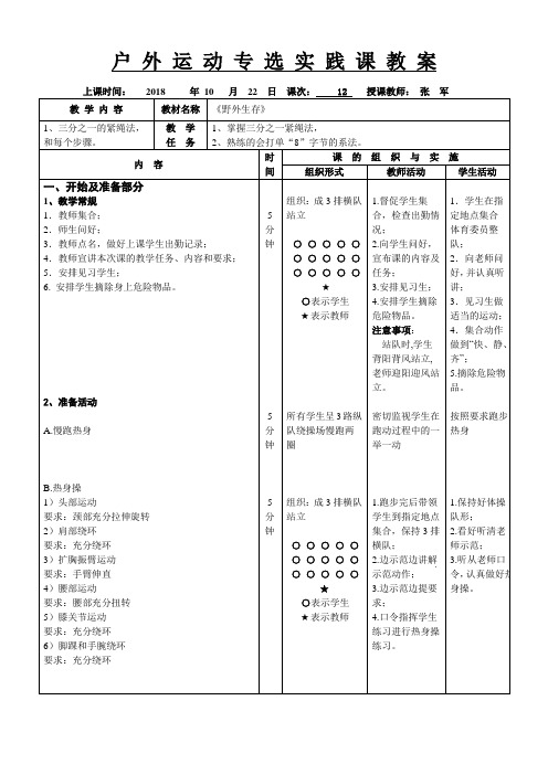 6基本绳结复习、五步法、收尾绳结