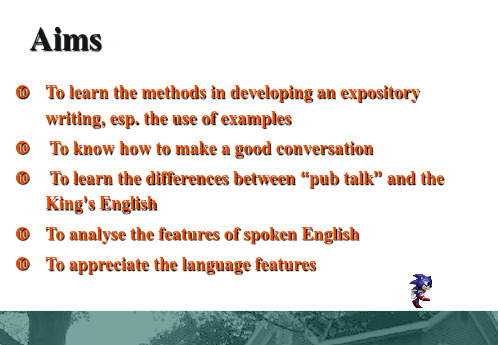 lesson1PubTalkandtheKingsEnglish高英课件