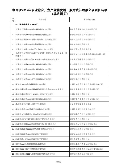 分类立项方案