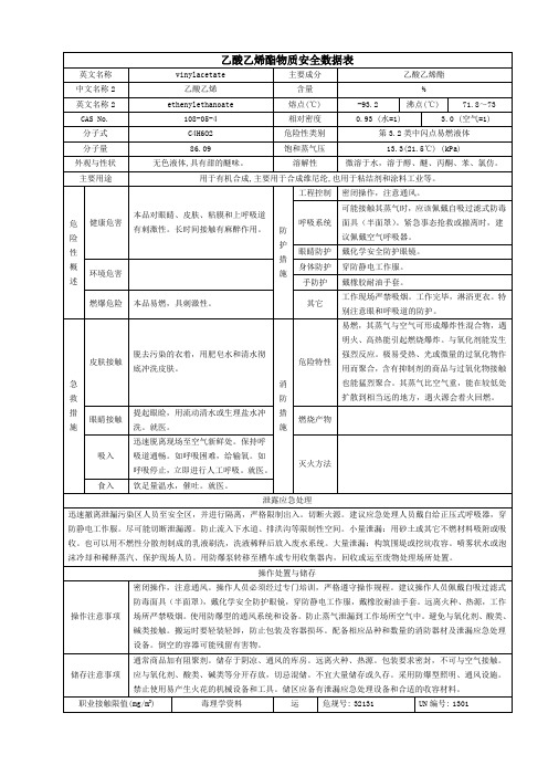 401_108-05-4_乙酸乙烯酯