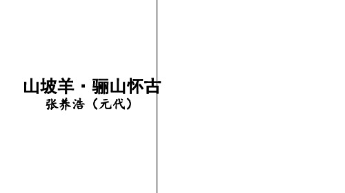 第六单元课外古诗词诵读 山坡羊骊山怀古 课件(共12张ppt) (2024年)统编版语文九年级上册