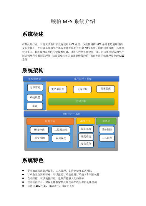 MES系统介绍