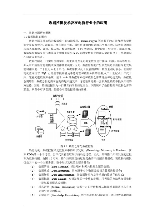 数据挖掘技术及在电信行业中的应用