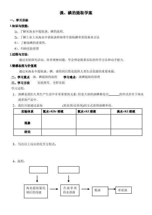 溴碘的学案