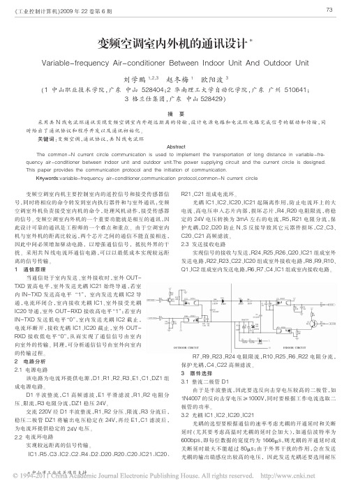 变频空调室内外机的通讯设计