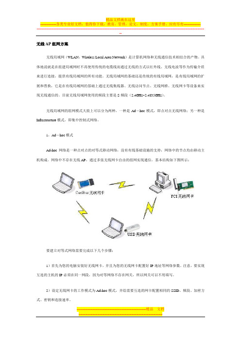 无线AP组网方案