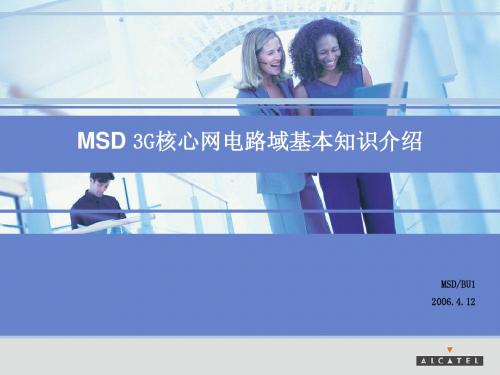 MSD 3G核心网电路域基本知识介绍