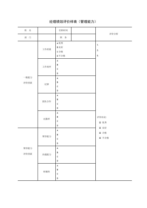 推荐-现代企业岗位职责与员工绩效考评全套资料32 精品