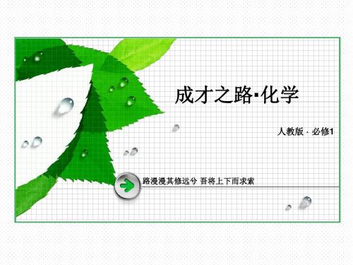 高一化学必修1章末复习提升1