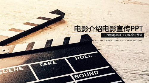 电影介绍电影宣传工作汇报工作总结模板