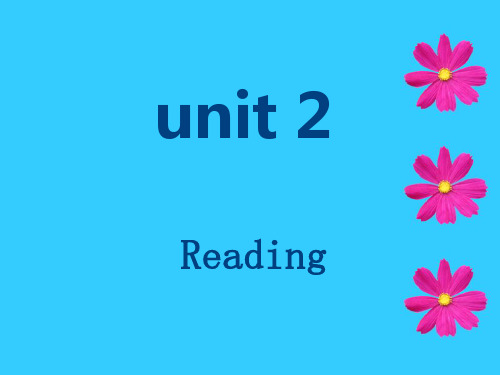 人教版英语八年级下unit2-reading-精讲含作文