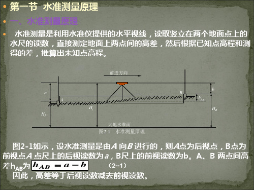 工学建筑工程测量第二章水准测量