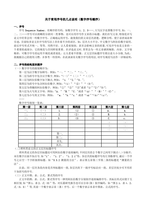 文章序号的结构层次顺序17288【范本模板】