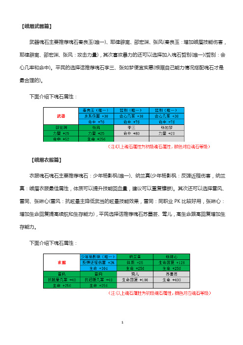 峨眉武器篇