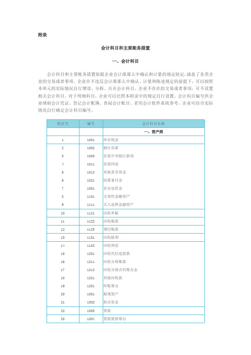 新企业会计准则会计科目及账务处理