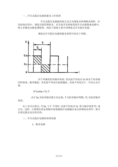 常见几种开关电源工作原理及电路图