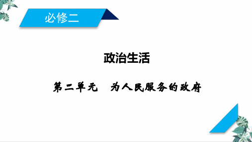 必修2第4课我国政府受人民的监督教学课件-2021届高考政治一轮复习(53张ppt)