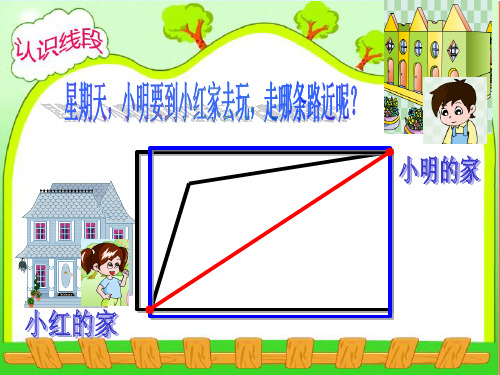 苏教版二年级认识线段ppt课件