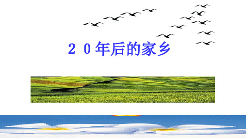 五年级上册语文作文课件-第四单元 二十年后的家乡 人教(部编版)(共22张PPT)