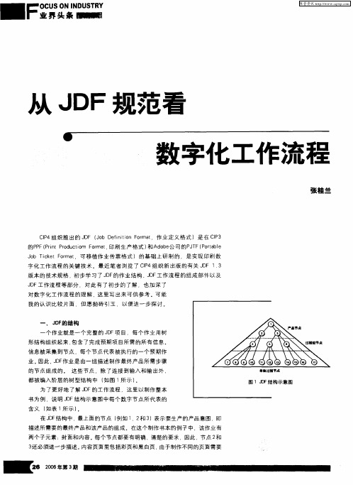 从JDF规范看数字化工作流程