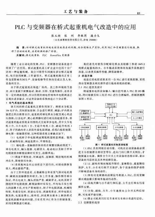 PLC与变频器在桥式起重机电气改造中的应用