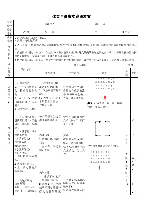 跨越式跳高(助跑、起跳)