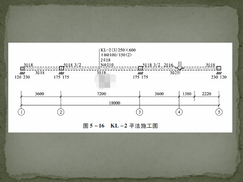 梁构件钢筋计算实例