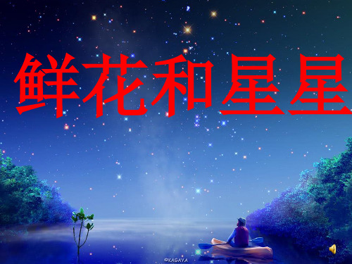 苏教版一年级下册《鲜花和星星》PPT课件四