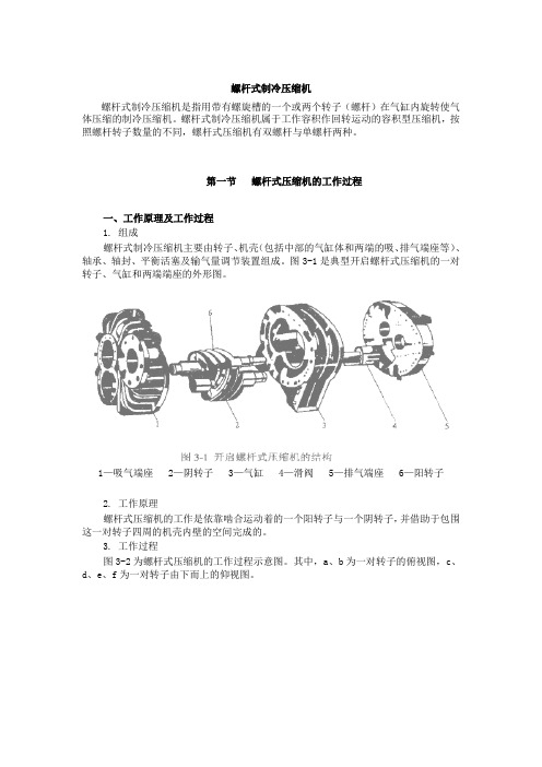 双螺杆空压机工作原理