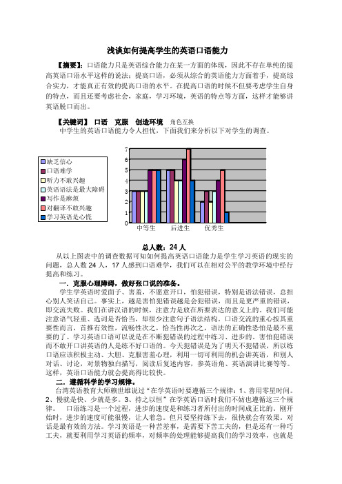 浅谈如何提高学生的英语口语能力 (5)