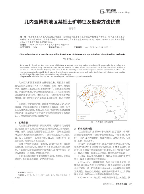 几内亚博凯地区某铝土矿特征及勘查方法优选