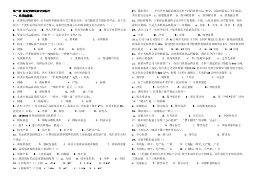 第二章 国际货物买卖合同标的