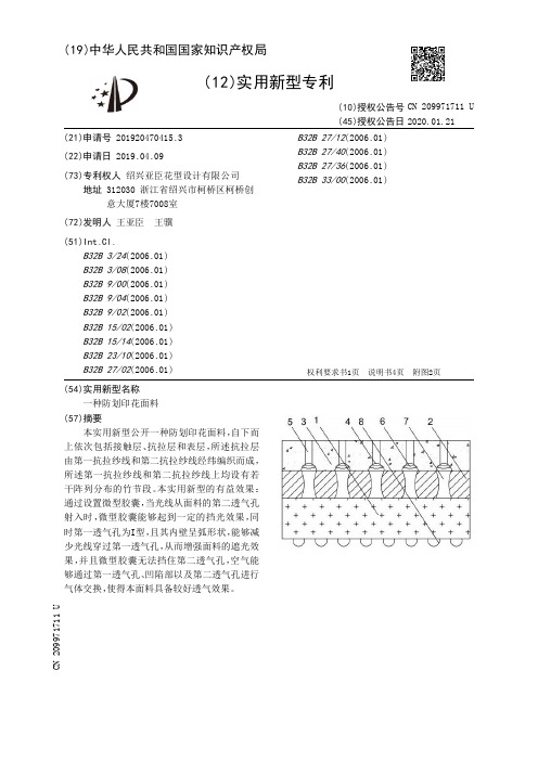 【CN209971711U】一种防划印花面料【专利】