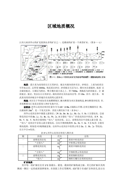 江西西华山钨矿