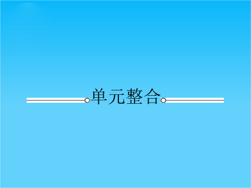 【优化设计】高二历史人教版必修3课件第一单元 中国传统文化主流思想的演变 单元整合