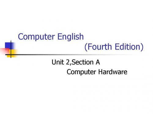 计算机专业英语Unit02_SectionA_Computer_Hardware