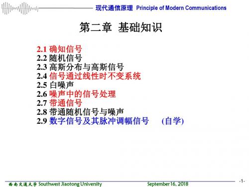 第二章确定信号分析1