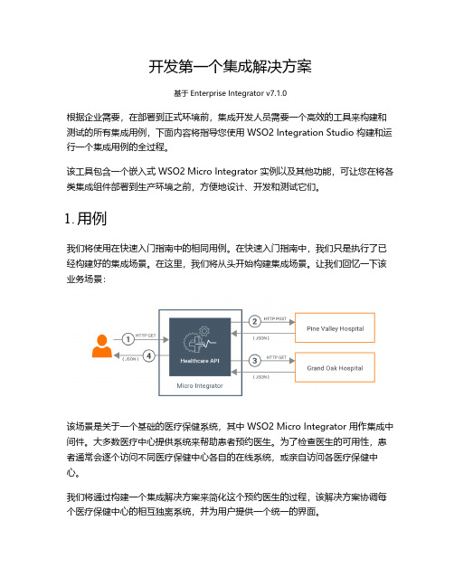 WSO2 EI V7 开发第一个集成方案