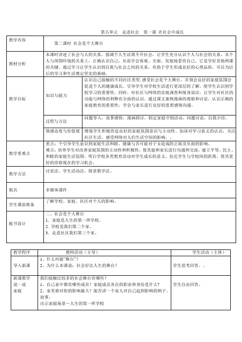 5.1.2社会是个大舞台