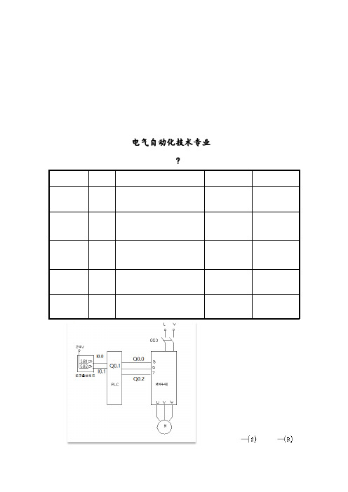 电气自动化技术专业《PLC和MM440变频器实现三段速调速控制教案》