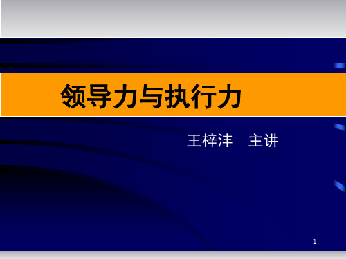 领导力和执行力-青岛海尔