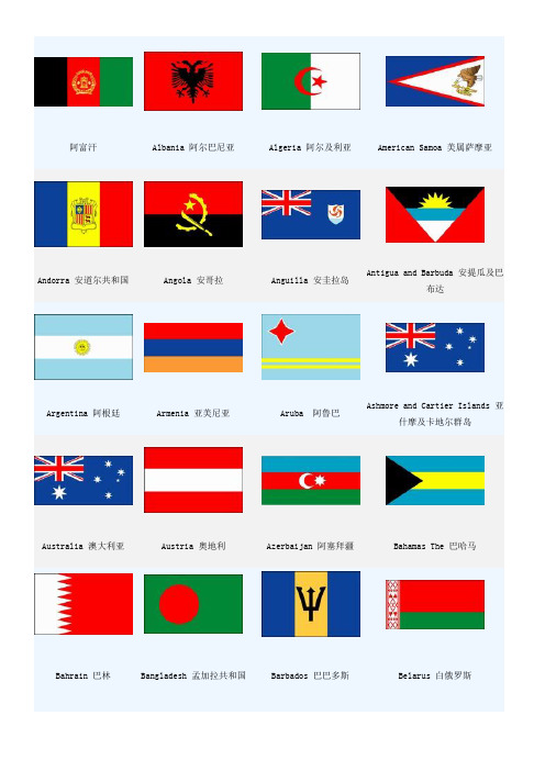 世界各国国旗图片