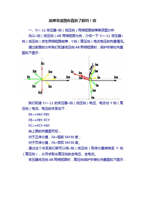 故障录波图你真的了解吗！续