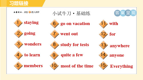 人教版八年级上册英语习题课件Unit1Period1SectionA1a2d