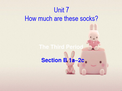 公开课获奖《Unit 7 How much are these socks》课件3