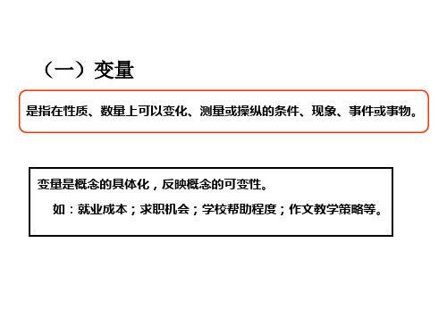 教育科学研究的假设概述课件