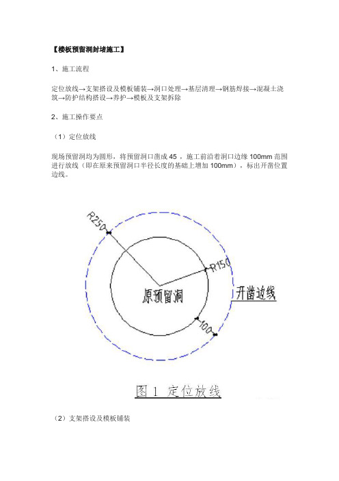 常见施工洞口防水封堵方法工艺及材料